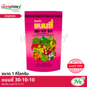 (ยกลัง) แนนซี่ ปุ๋ยเกล็ด 30-10-10 1 กิโลกรัม X40