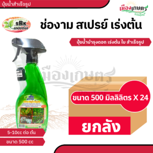 (ยกลัง) ช่องาม สเปรย์ เร่งใบ เขียว X24