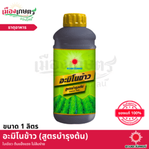 (ยกลัง) ดวงตะวันเพชร อะมิโนข้าว (สูตรบำรุงต้น) 1 ลิตร X12