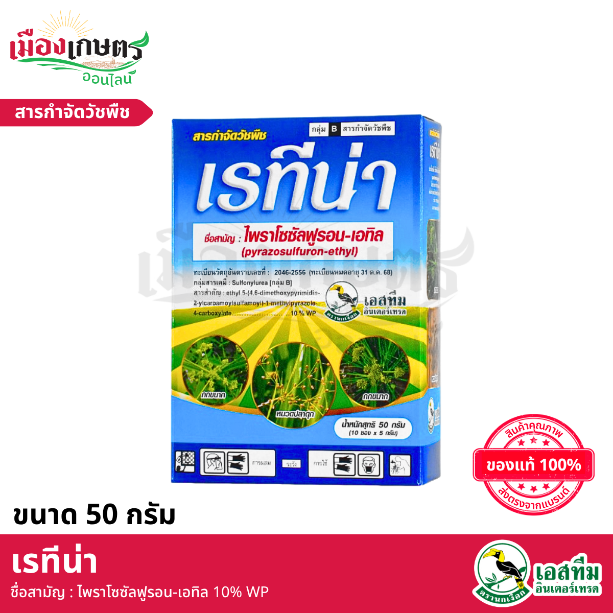(ยกลัง) เอสทีม เรทิน่า 50 กรัม X48