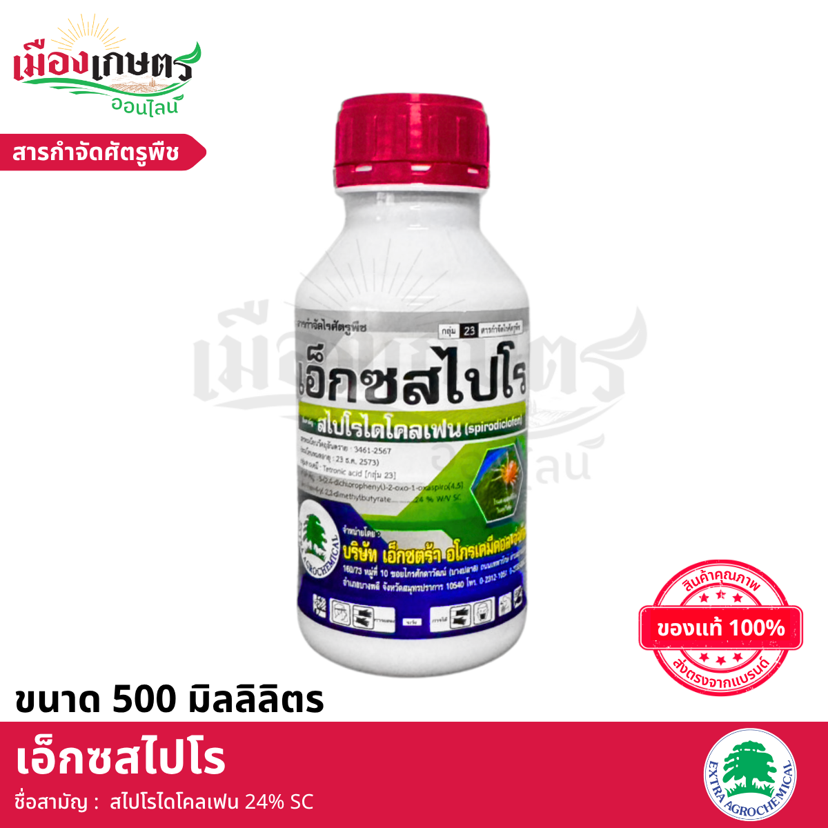 (ยกลัง) เอ็กซตร้า เอ็กซไปโร 500 มิลลิลิตร X12